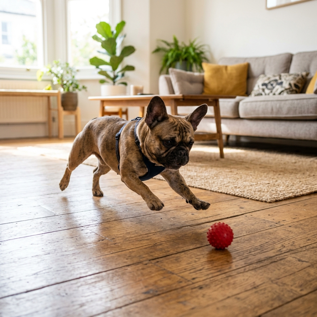 Portrait de Gaston, un Bouledogue Français