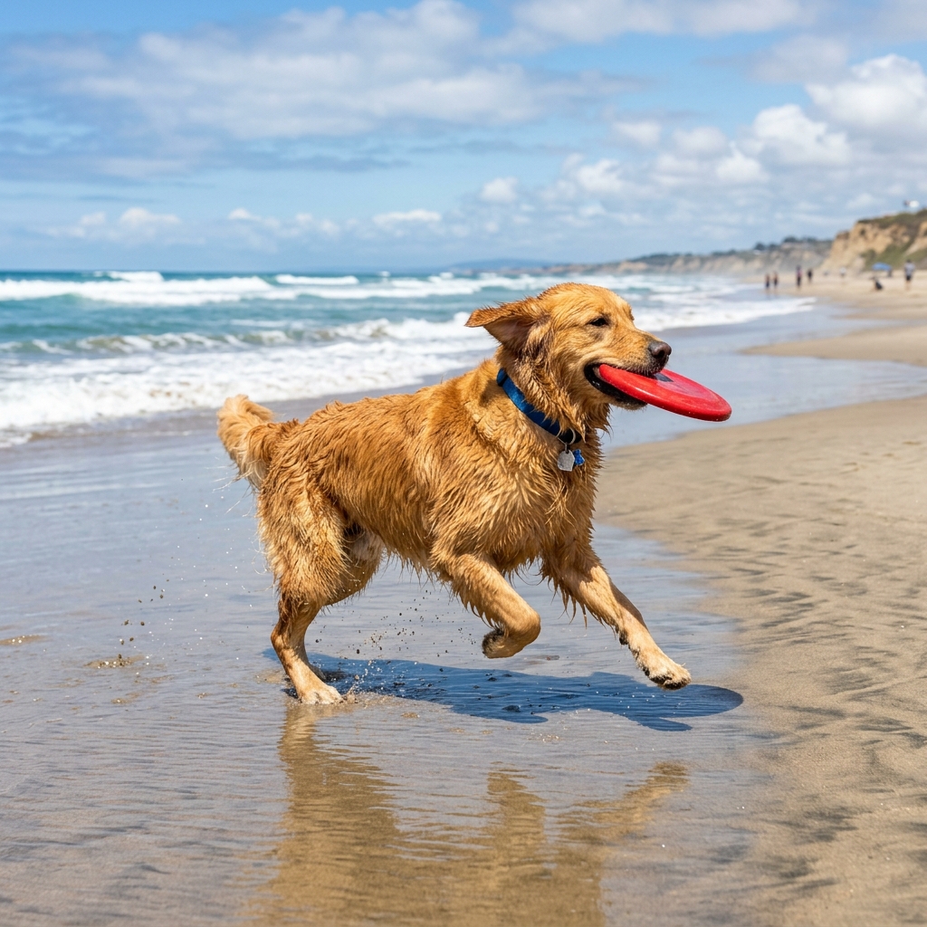 Portrait de Rex, un Golden Retriever